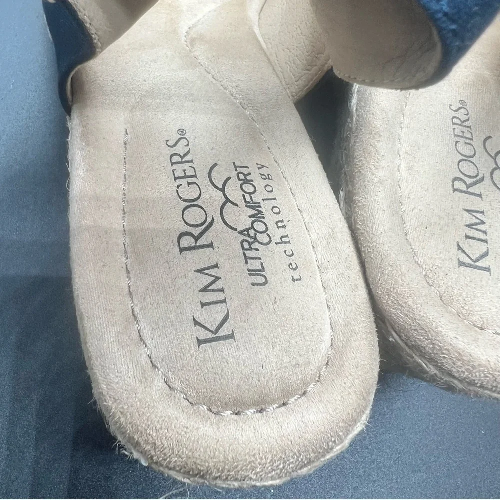 Kim rogers Dyann Navy Wedge shoes